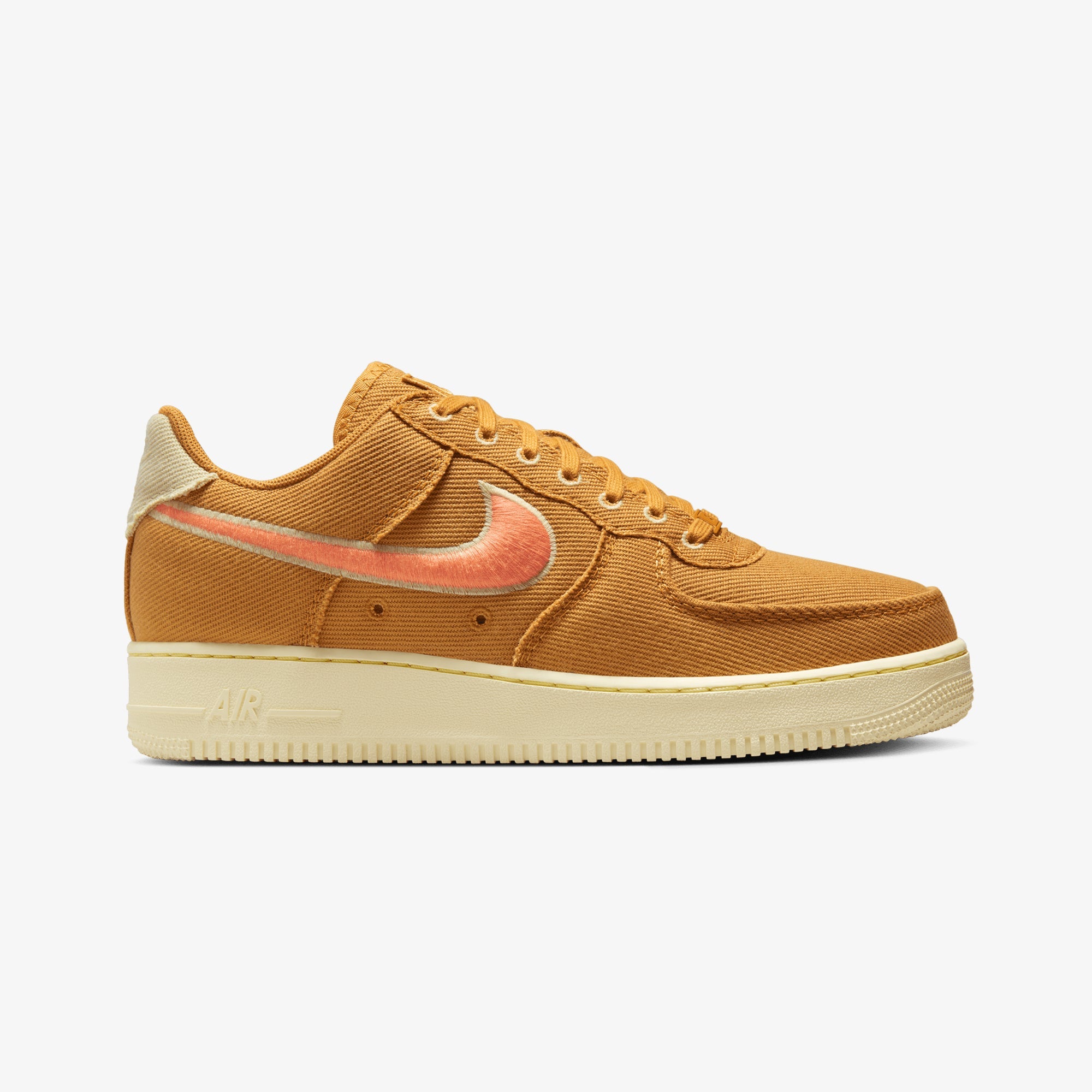 Nike | Air Force 1 Low Canvas { Wheat/orange Trance-team Gold-alabaster