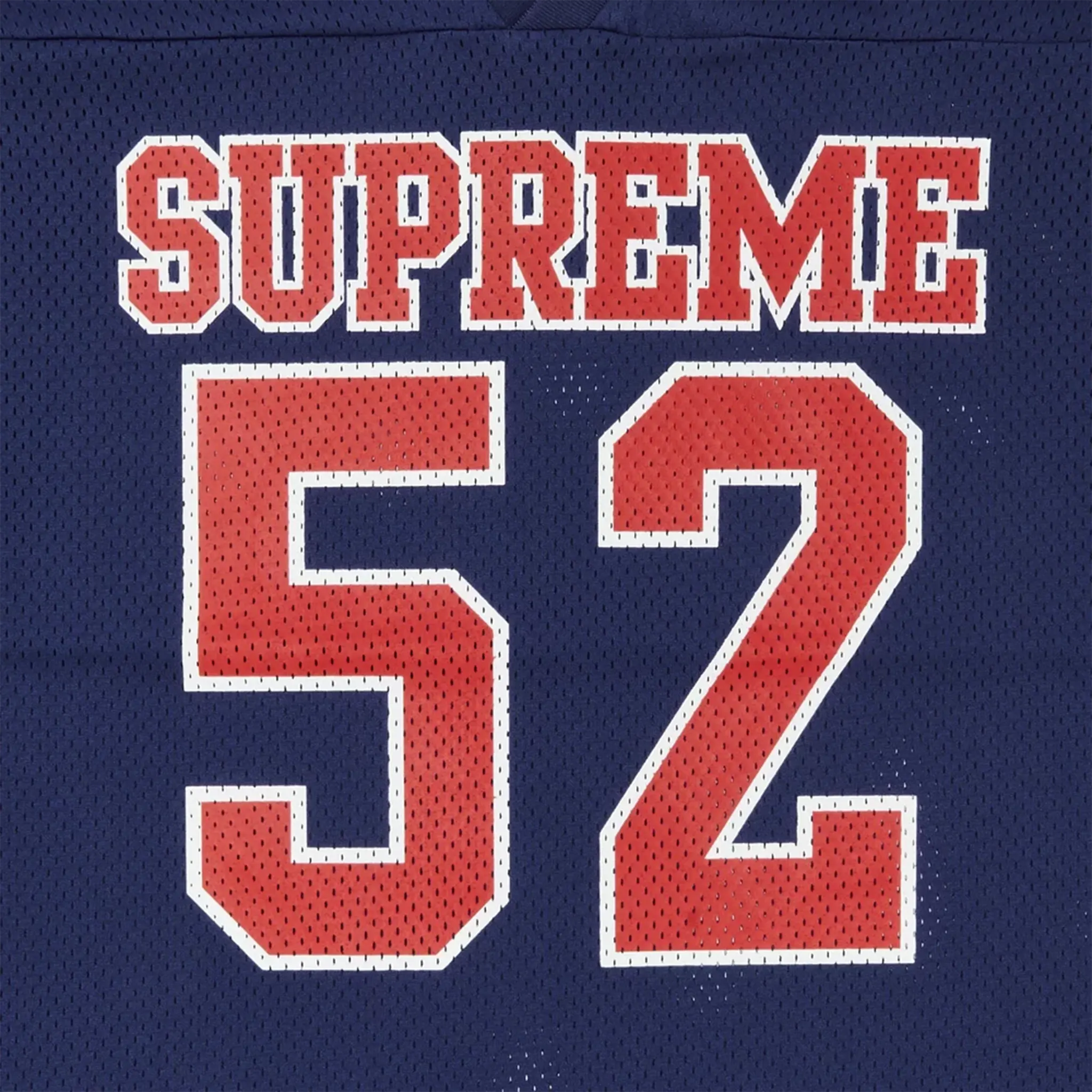 Supreme Spiderweb Navy Blue Football Jersey - view 3