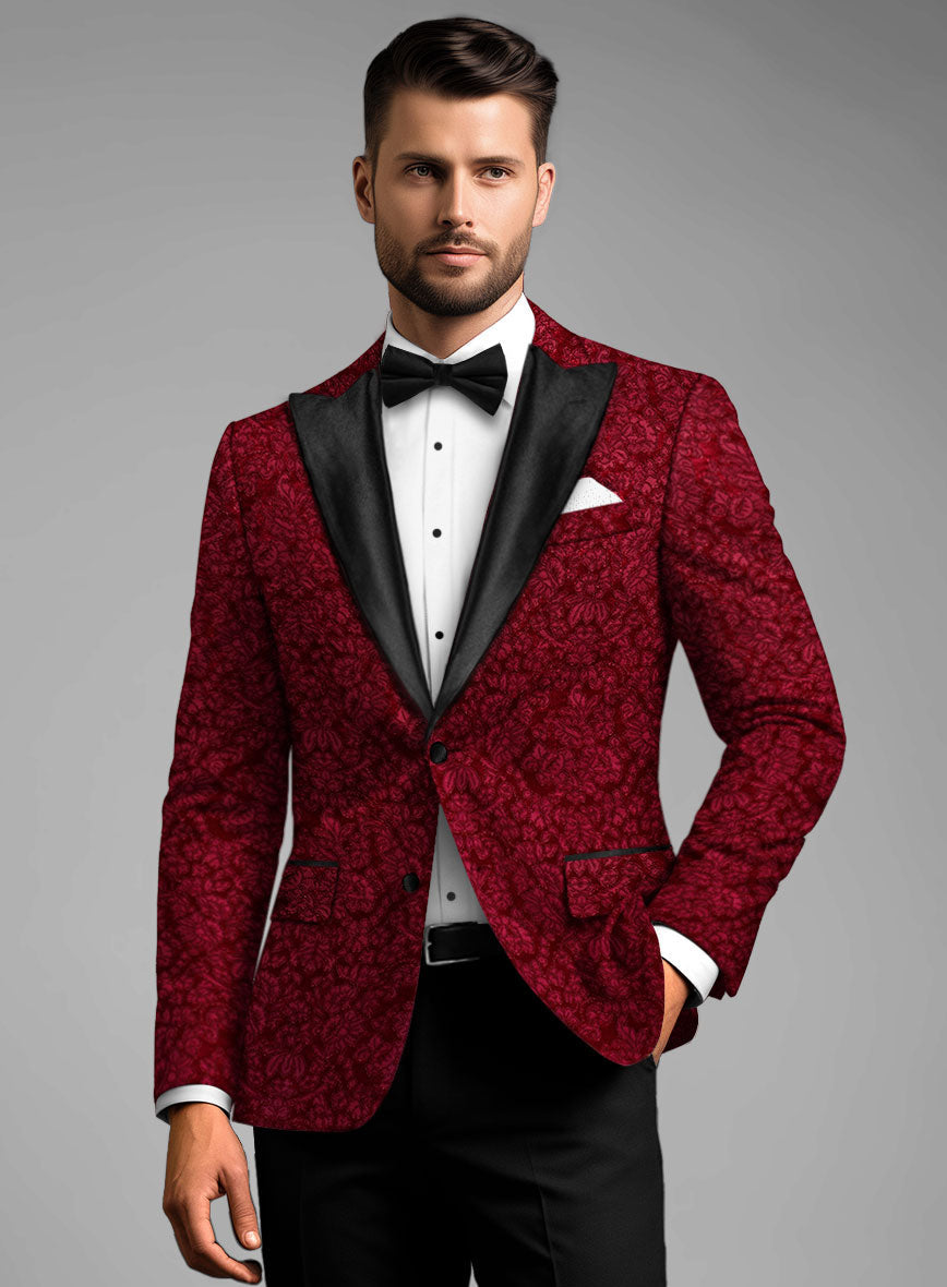 StudioSuits Italian Silk Eron Tuxedo Blazer - view 2