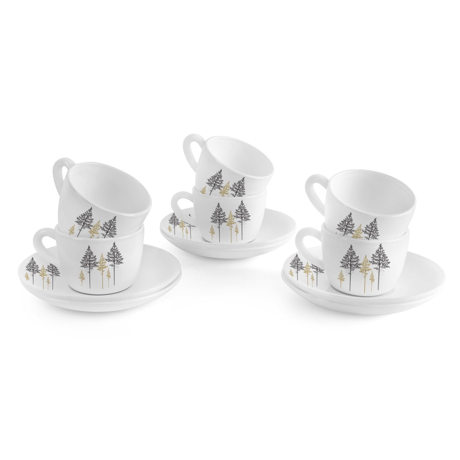 Cello Imperial Golden Pine King Cup, 6 Pieces