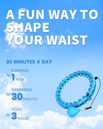 Cash on Delivery Available Cardio Training Hula Hoop for Her | 1 Year Warranty - view 2