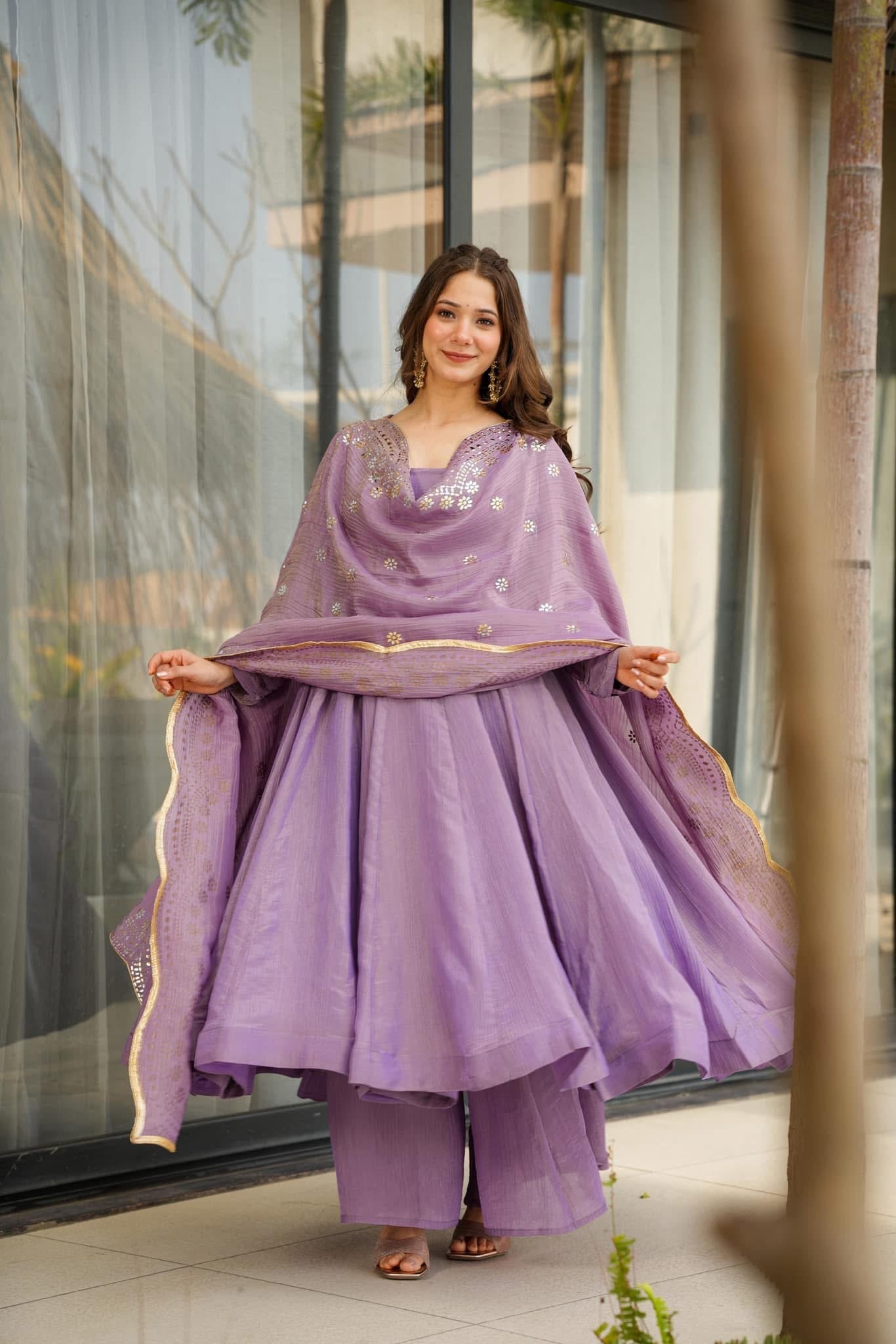 Idaho-o Amethyst cosmos aura suit set - view 6