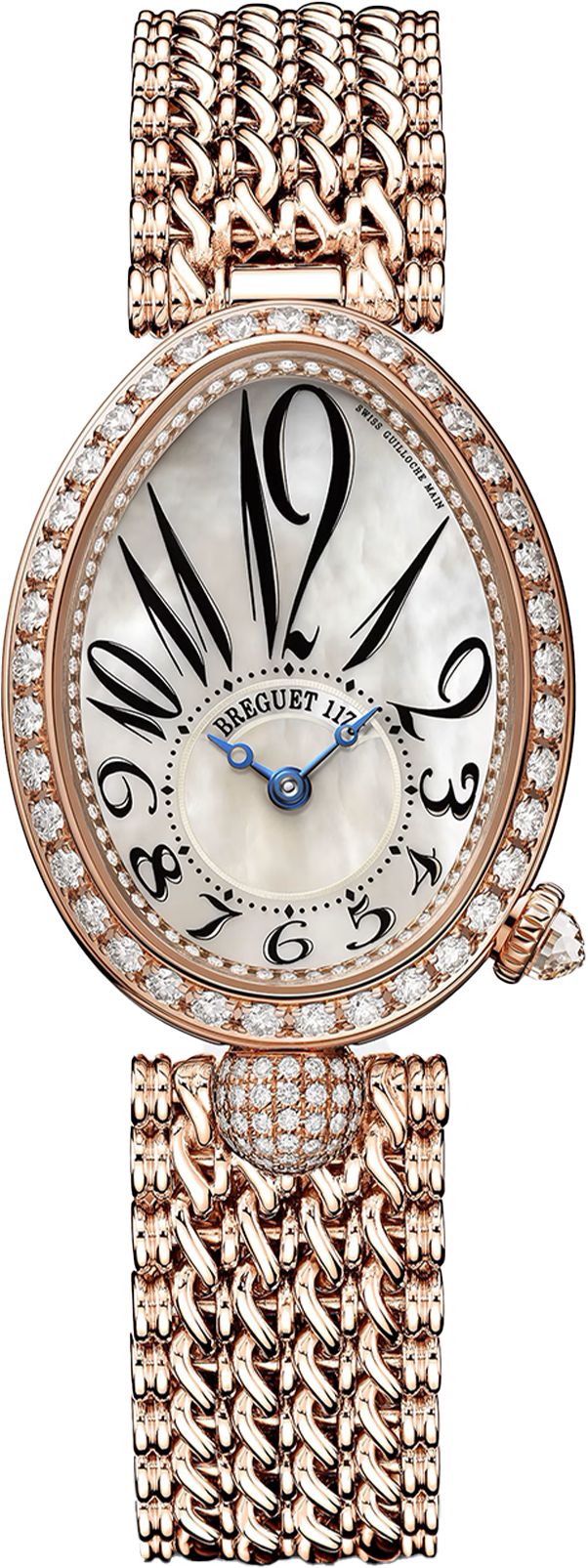 Breguet Reine De Naples black strap 33 MM Watch for Women