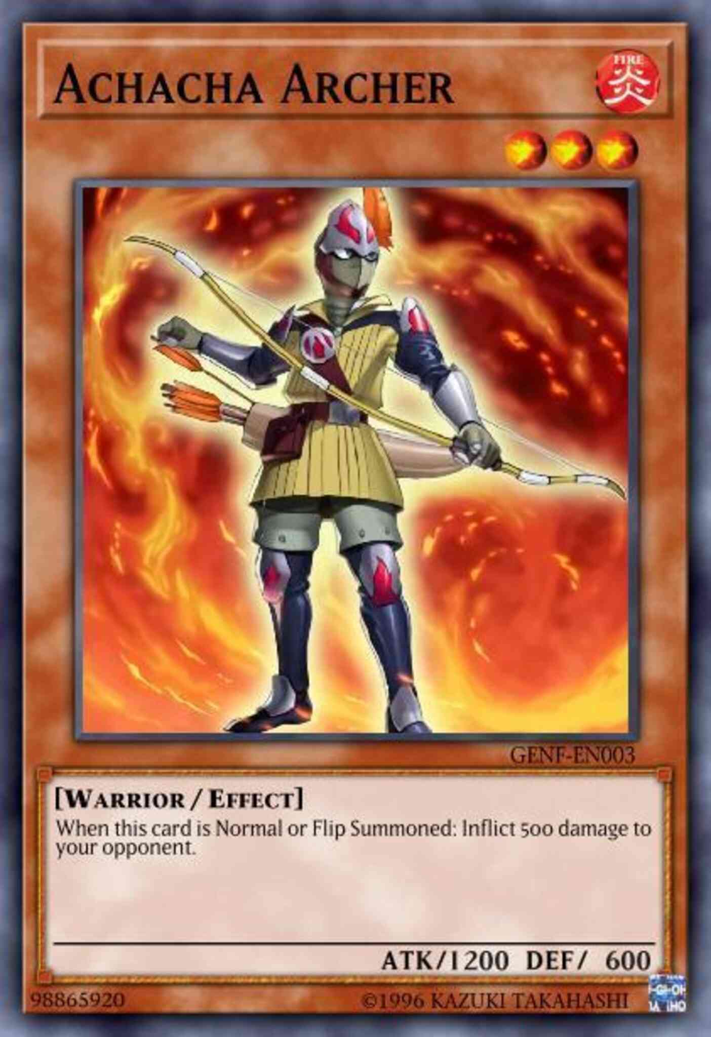 Yu-Gi-Oh! Achacha Archer - GENF-EN003 - Common - Unlimited