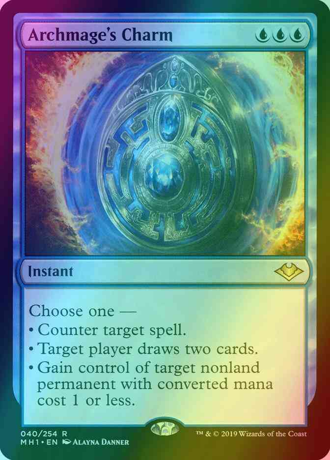 Charm 40 modern – Magic Archmage's Charm [40] [Modern Horizons] [Foil]
