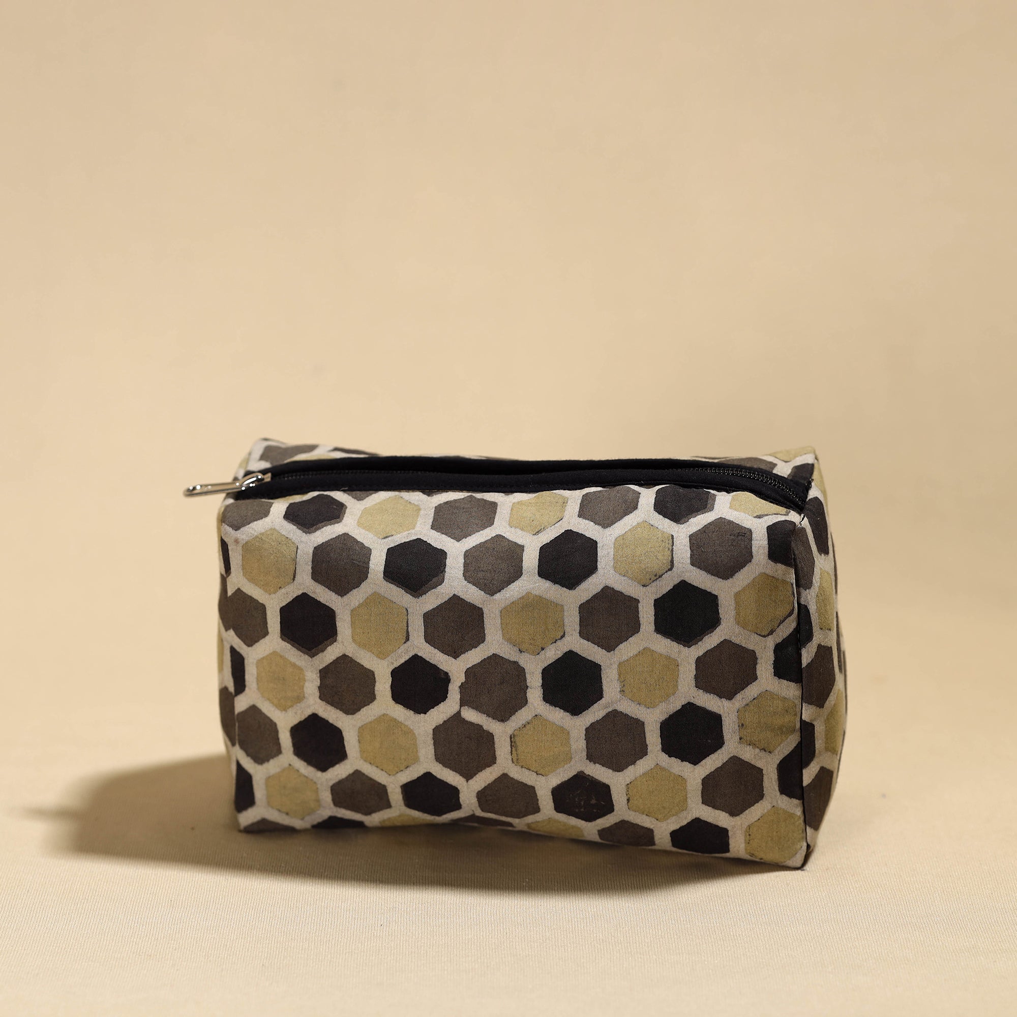 NOORI BAZAR Brown - Handmade Cotton Toiletry Pouch 16 - view 2