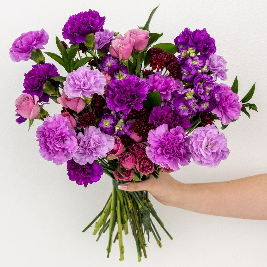 FiftyFlowers Shades Of Purple Flower Bouquet