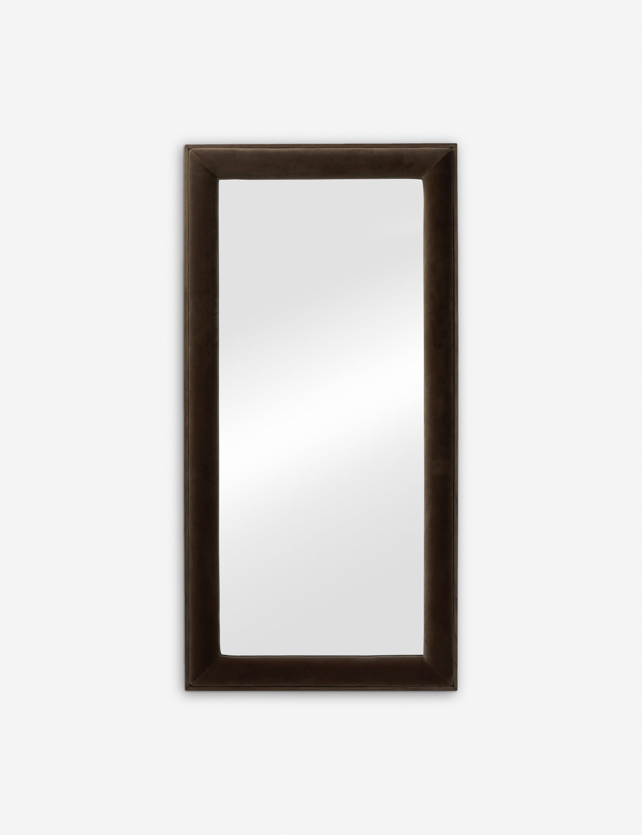 Lulu and Georgia Leoni Upholstered Floor Mirror