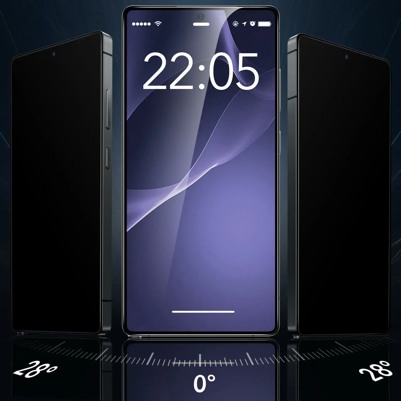Million Cases Galaxy S25 Series Privacy Tempered Glass [ Anti - Spy Glass]