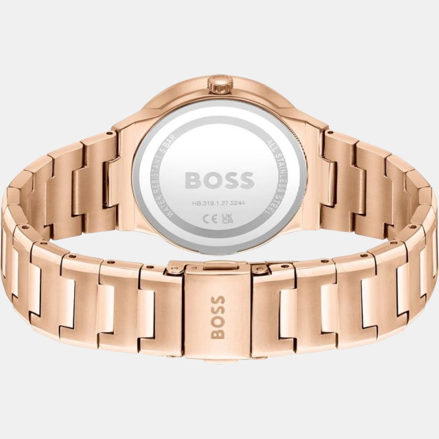 Boss Breath Women Quartz Brown Dial Analog Stainless Steel Watch 1502651 - view 2