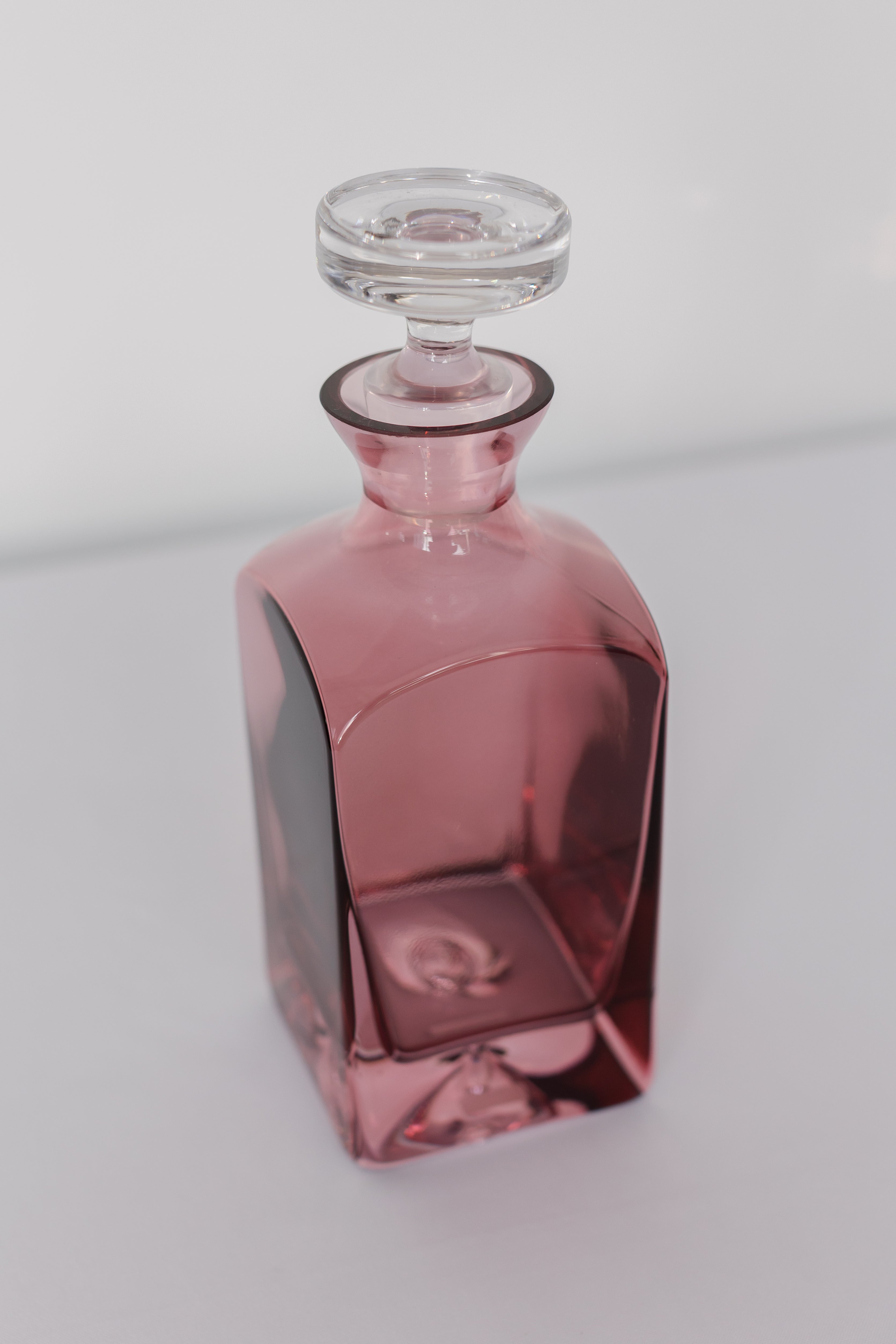 Decanter-heritage rose – Estelle Colored Glass Estelle Colored Decanter-Heritage {Rose}