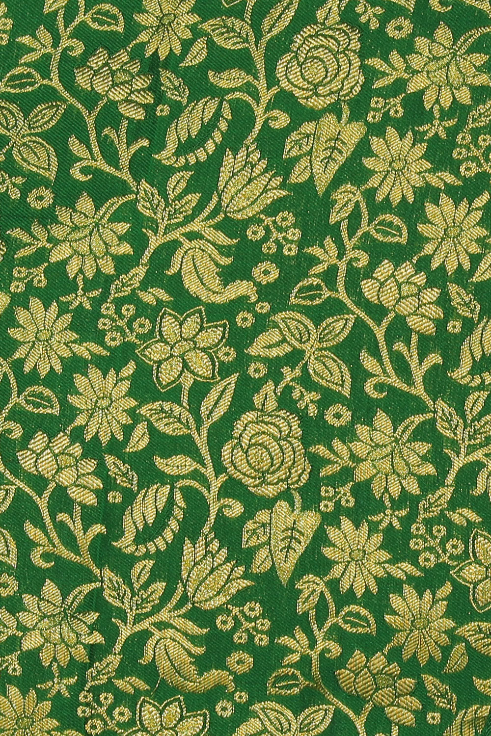 Kalanjali Kanchi Silk Green Saree – Women's - view 2