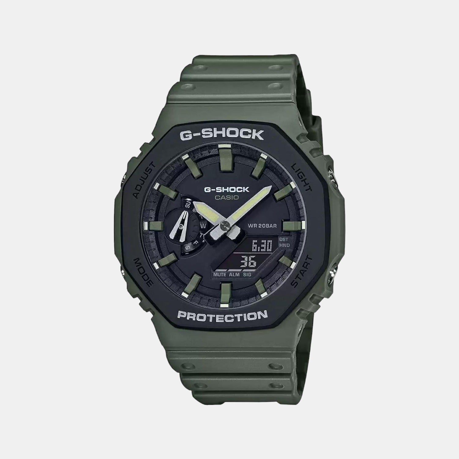 Casio G-Shock Men Quartz Black Dial Analog-Digital Resin Watch G1065