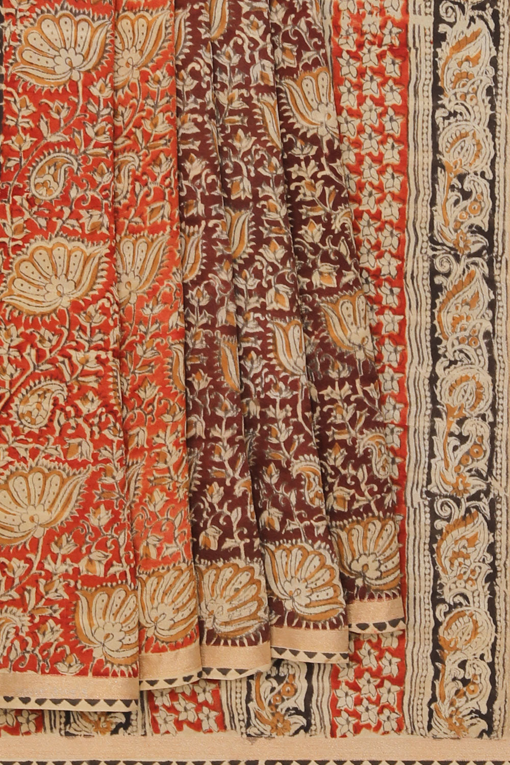 Kalanjali Kalamkari Printed Saree – Women's