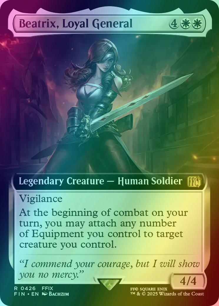 Beatrix loyal general – Magic Beatrix, Loyal General [426] [Extended Art] [FINAL FANTASY] [Foil]