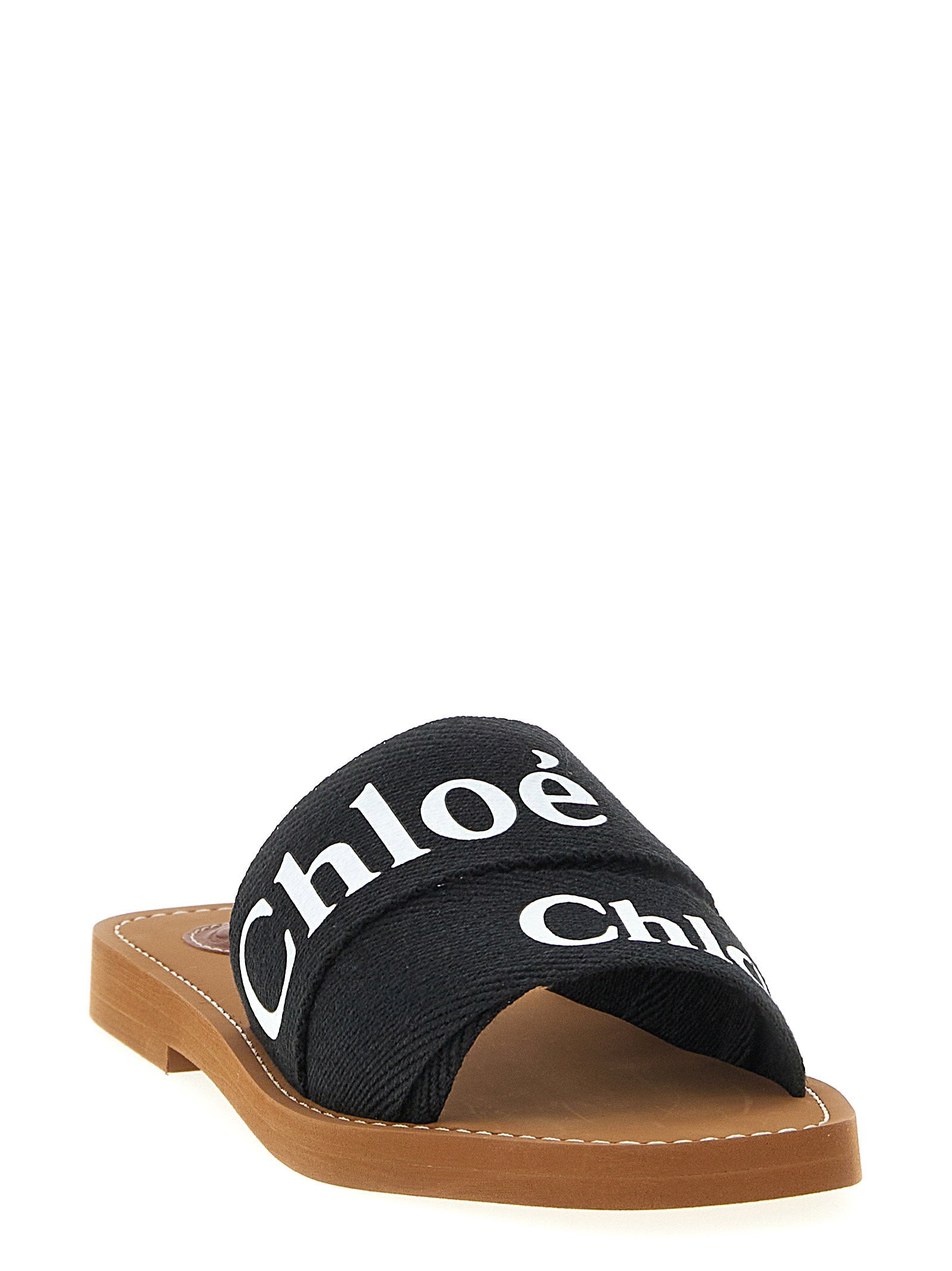 Chloé Woody’ Sandals – 100% linen - view 2