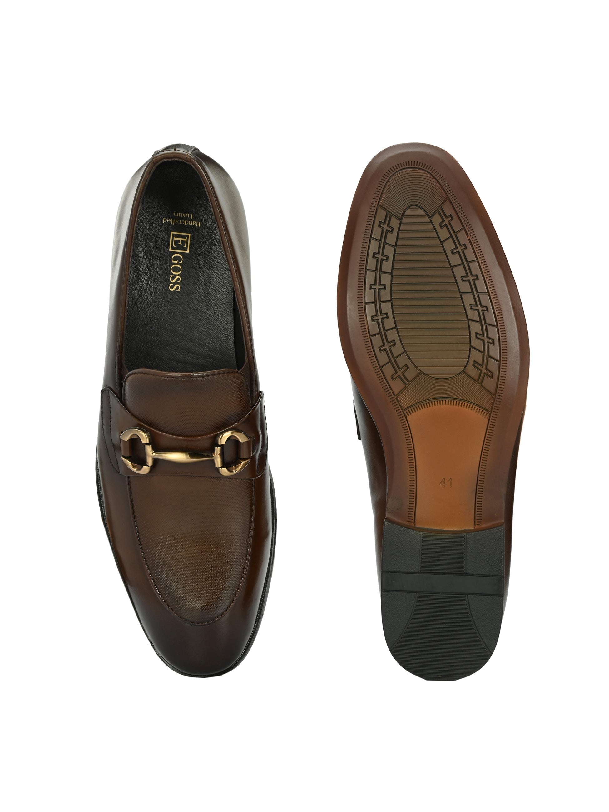Egoss Shoes Egoss Buckled Loafers For Men - view 12