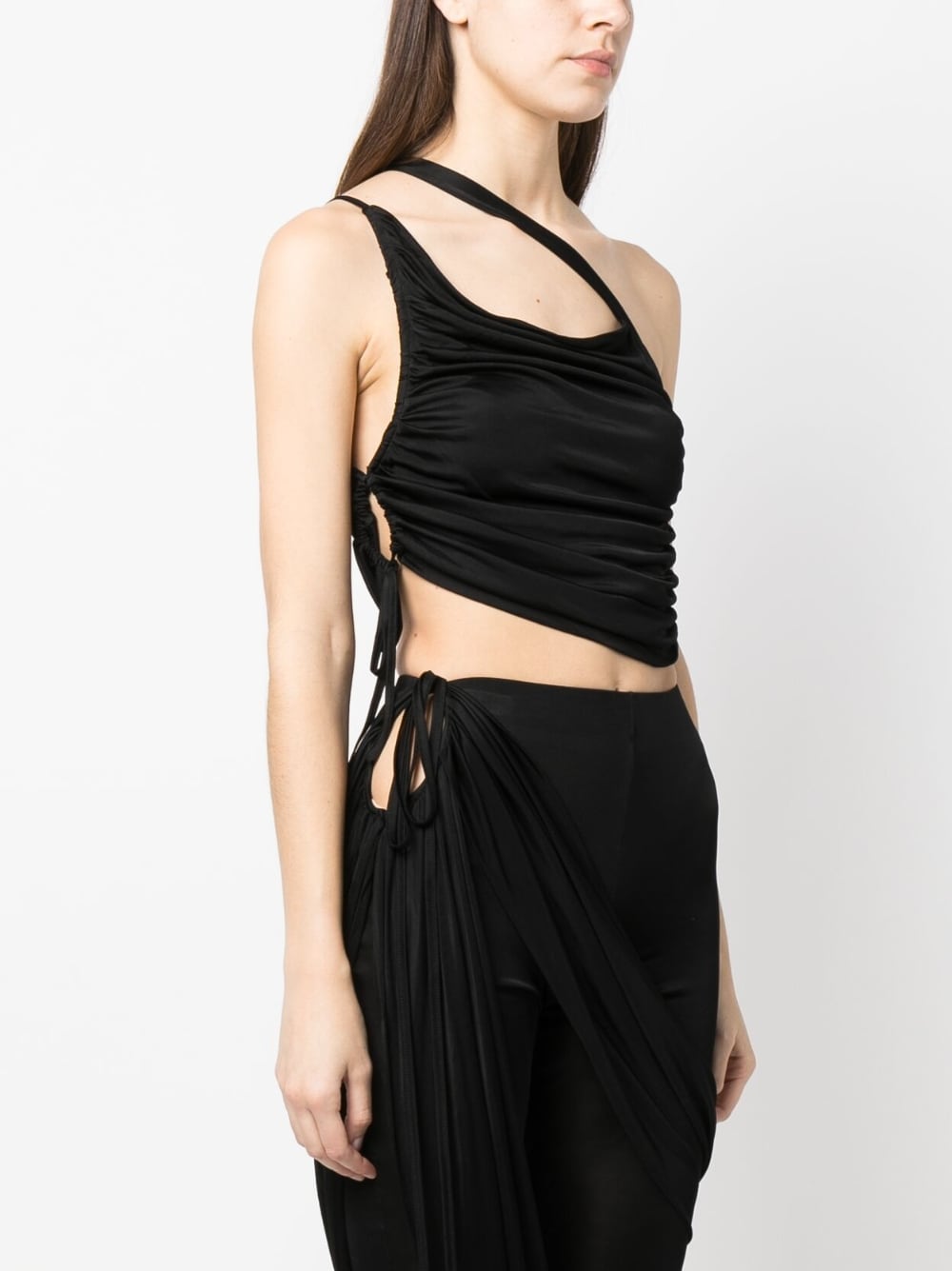 AndreĀdamo AndreÄdamo Cropped jersey top – viscose 100% - view 2