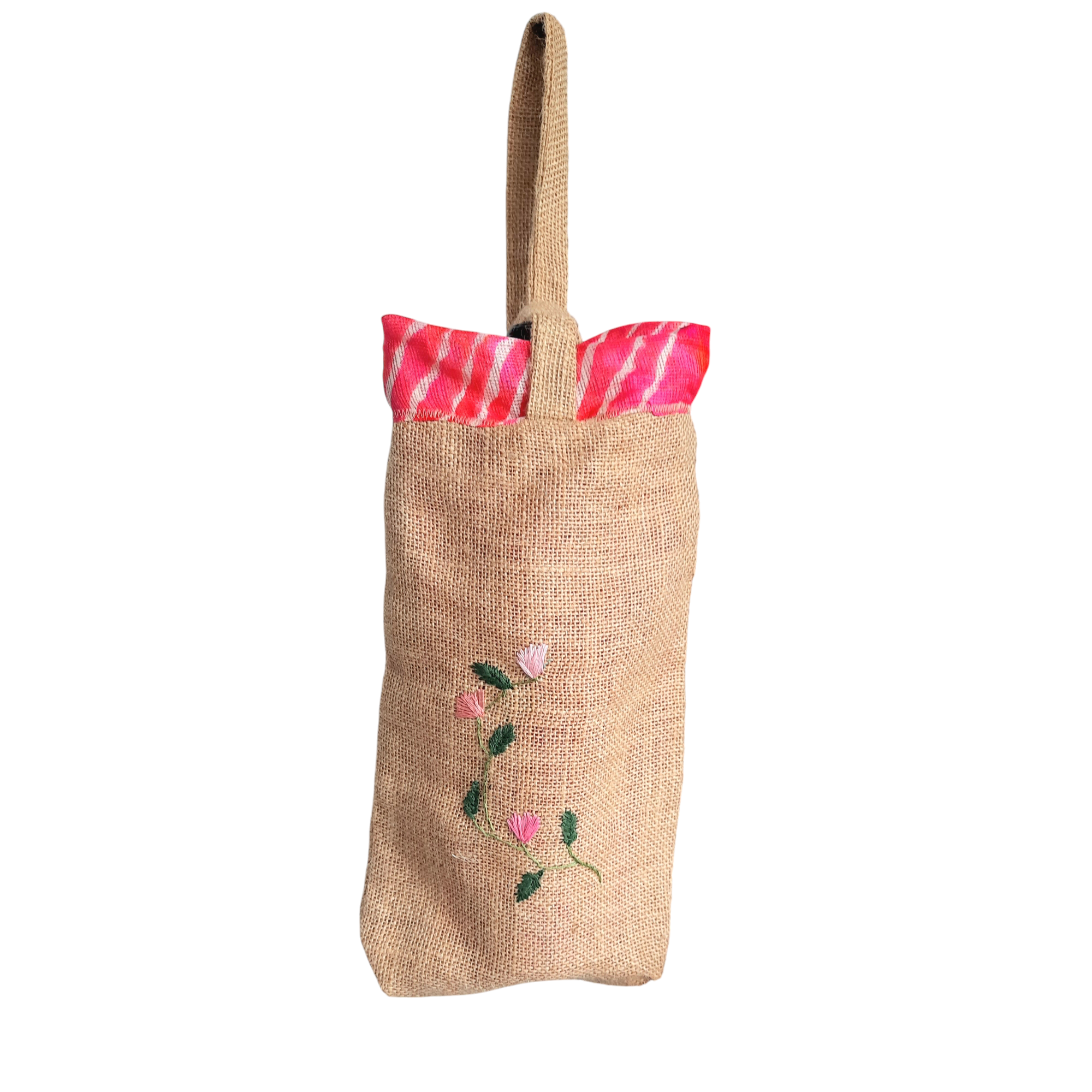 STUDIO VILASITA Beige - Jute Wine/Water Holding Bag - view 2