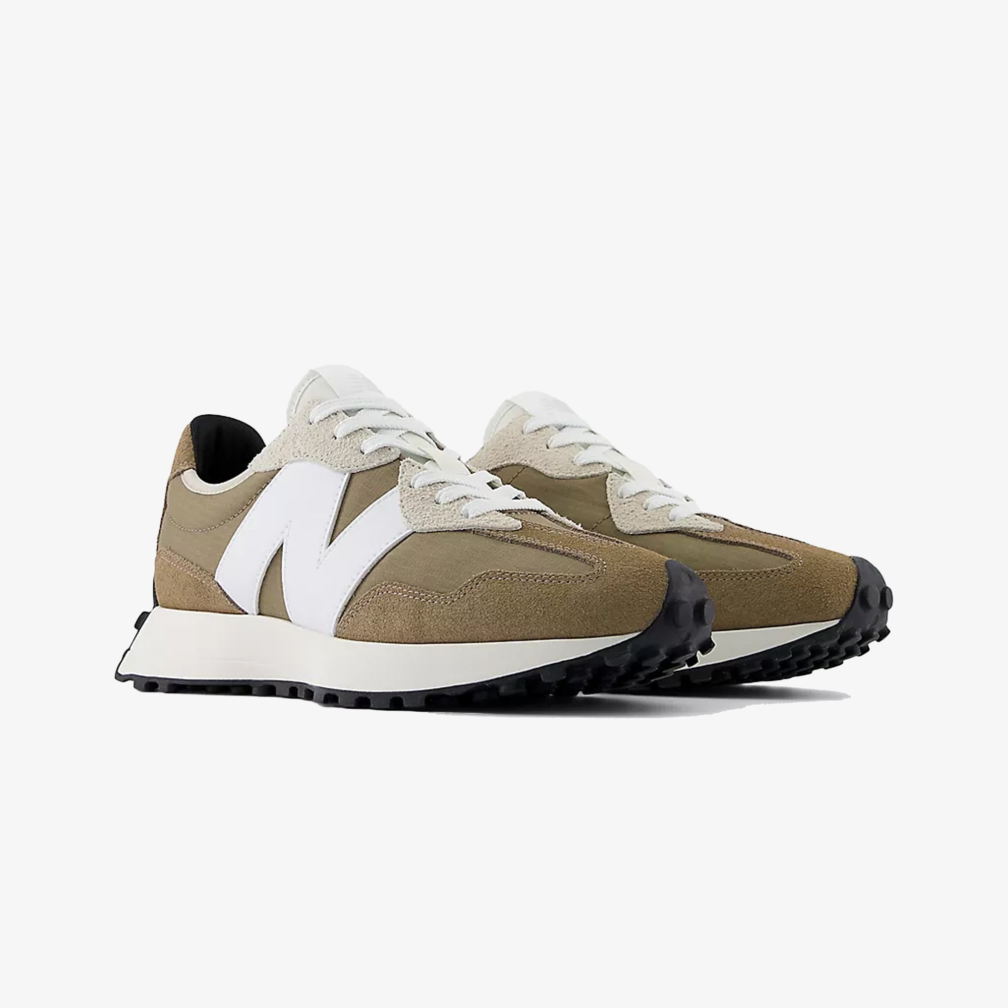 New Balance | 327 { MUSHROOM/WHITE - view 2