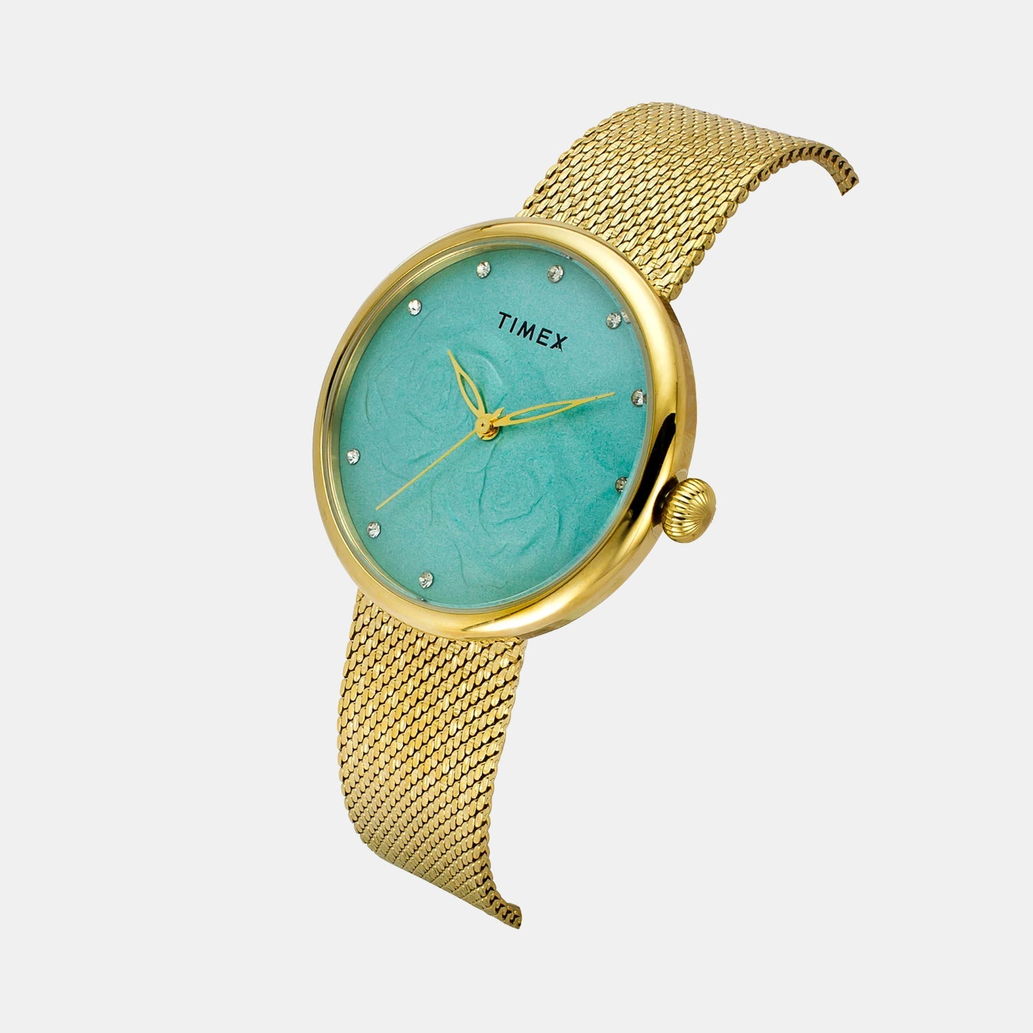 Timex Fashion Women Quartz Blue Dial Analog Stainless Steel Watch TWEL19301 - view 2