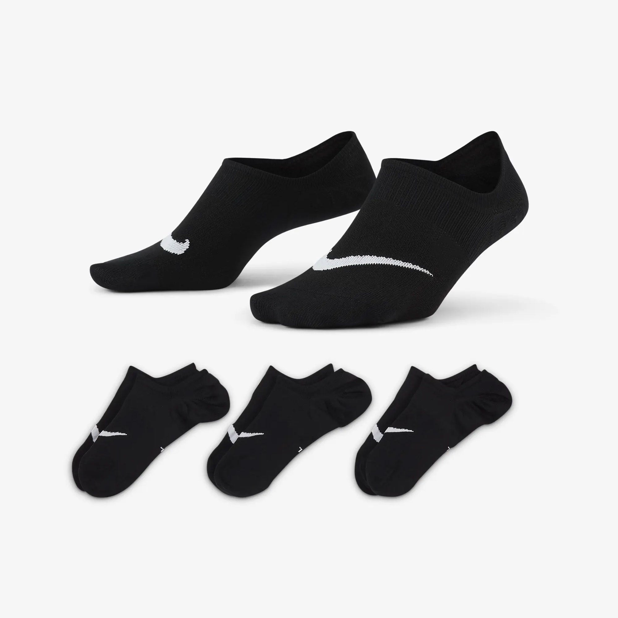 Nike | Everyday Plus Lightweight { Black/white