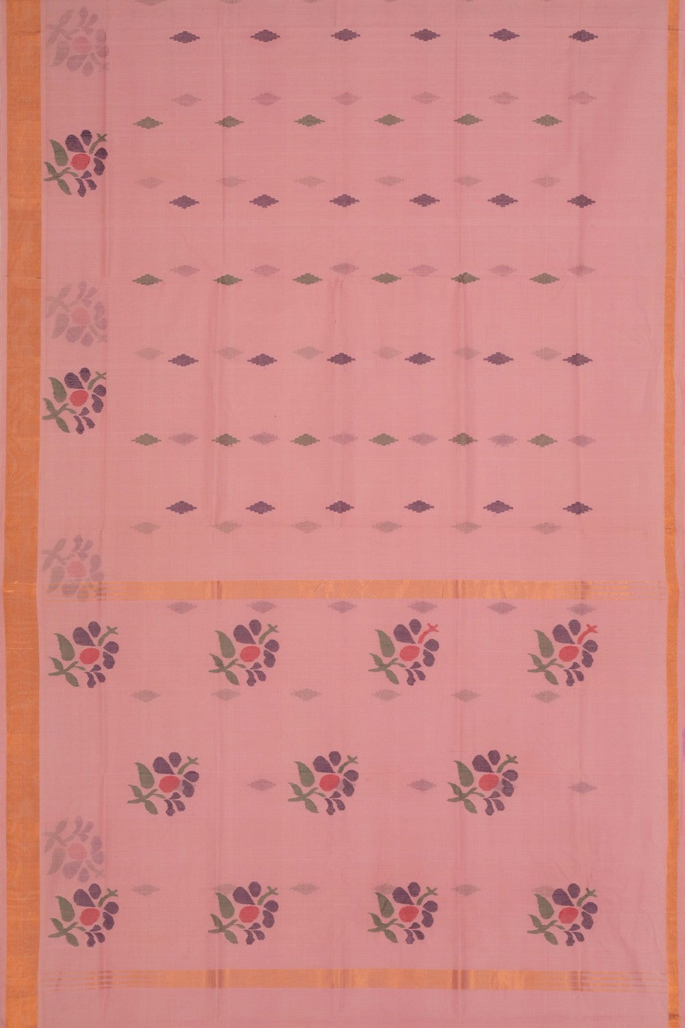 Kalanjali Cotton Jamdani Saree – Women's - view 3