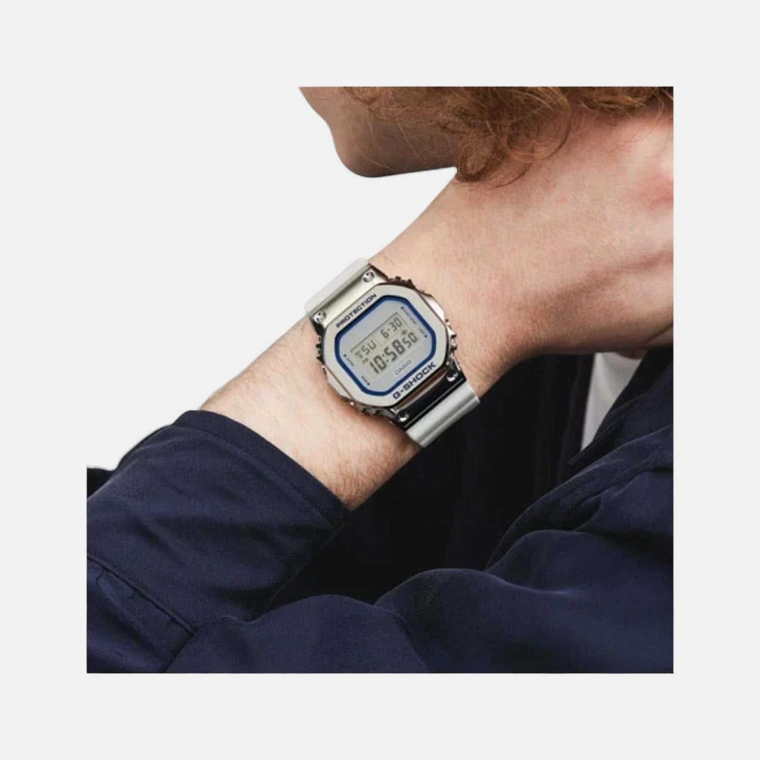 Casio G-Shock Men Quartz Grey Dial Digital Resin Watch G1313 - view 2