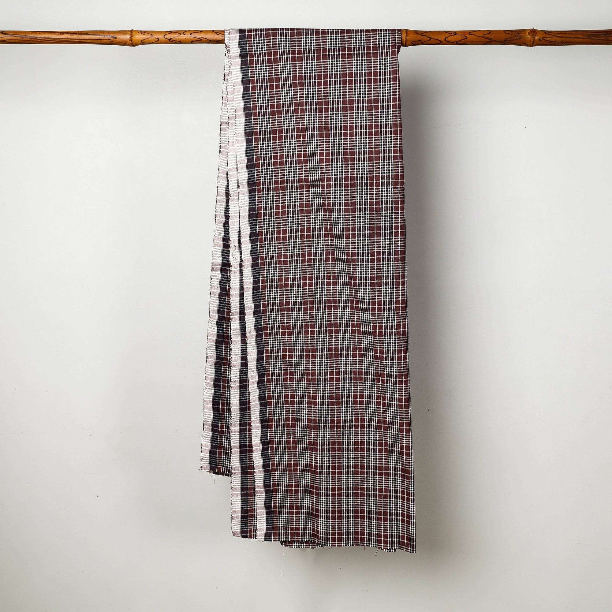 KURIAPPILLY HANDLOOM WEAVERS CO-OPERATIVE Brown - Calicut Kuriappilly Pure Handloom Cotton Lungi