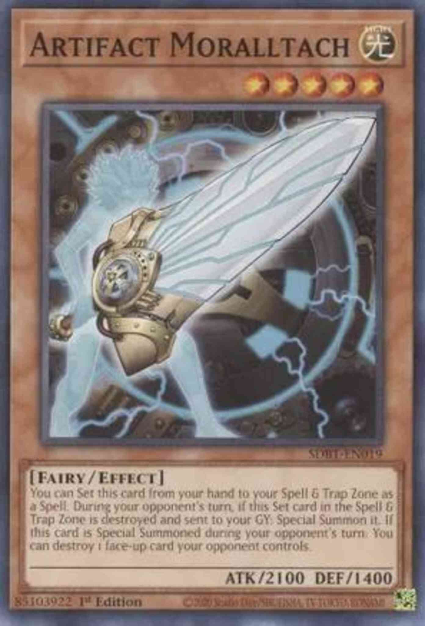 Yu-Gi-Oh! Artifact Moralltach - SDBT-EN019 - Common - 1st Edition