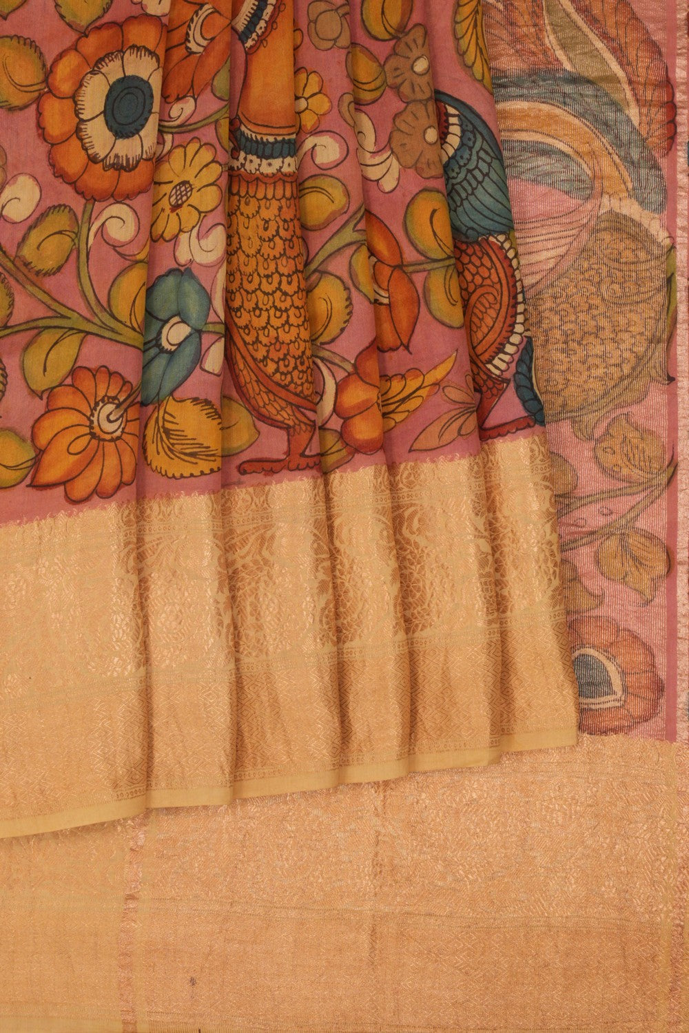 Kalanjali Kalamkari Hand-Painted Saree – Women's