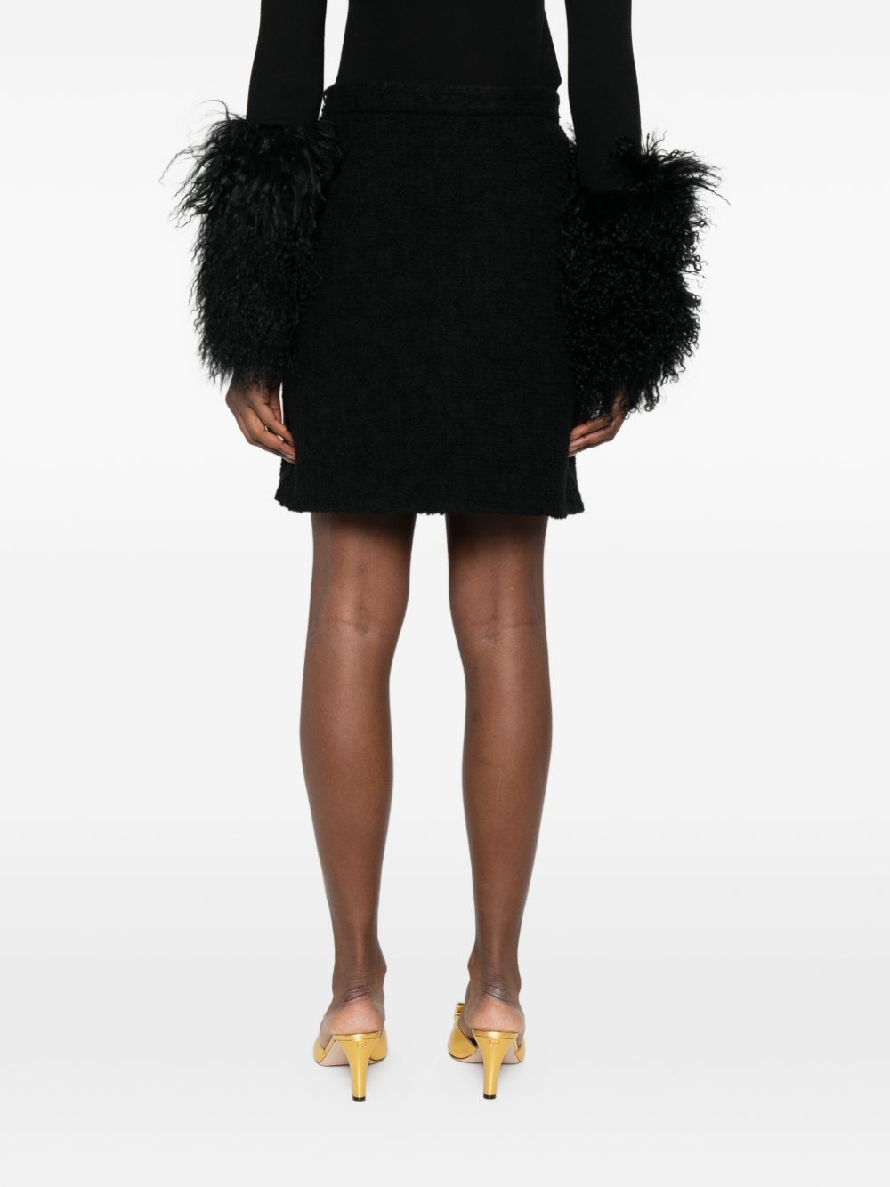 Valentino VLogo Signature wool skirt - view 2