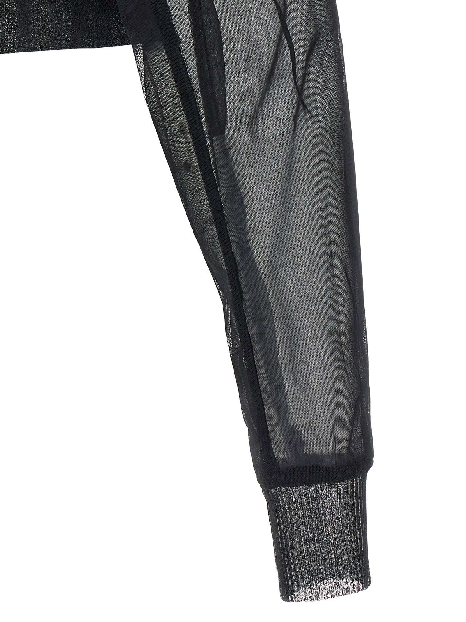 Rick Owens Dracucollar Cropped Bomber Jacket – 100% nylon - view 4