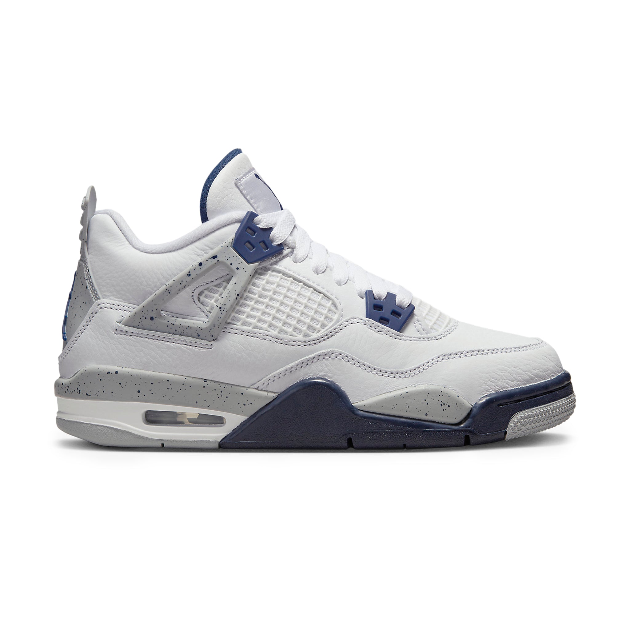 Air Jordan 4 Retro Midnight Navy (GS) – White