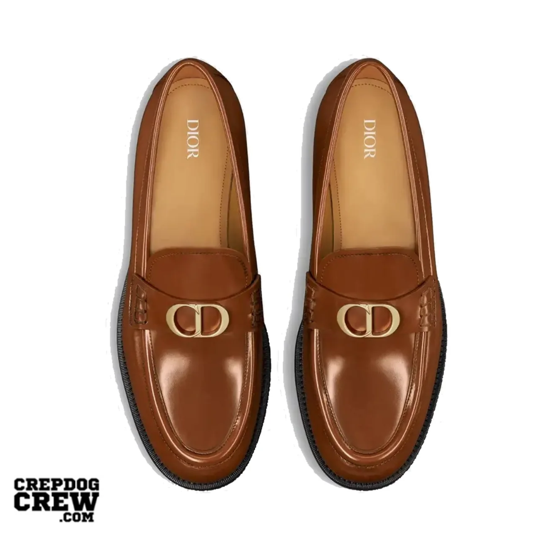 Dior Granville Loafer Buckle Calf Brown - view 2