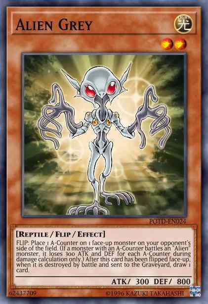 Yu-Gi-Oh! Alien Grey - POTD-EN024 - Common - 1st Edition