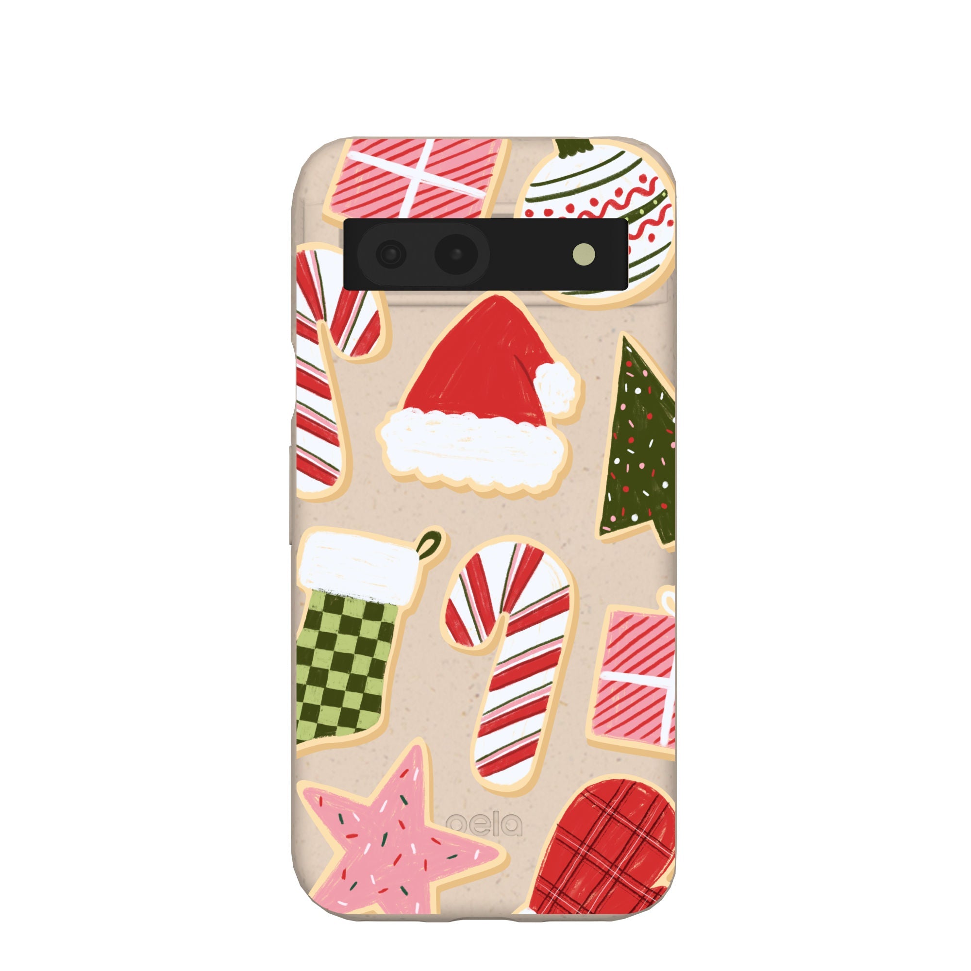 Pela Case Seashell Festive Cookies Google Pixel 8a Case