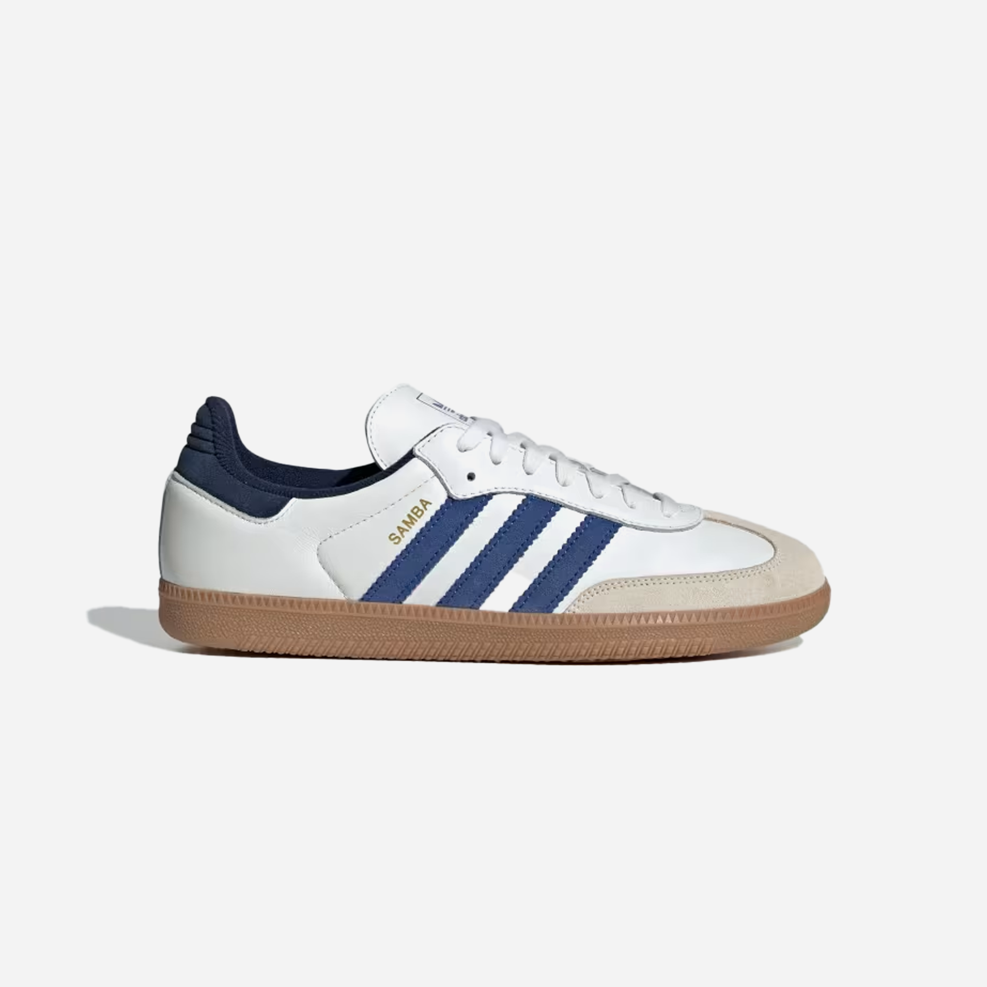 Adidas Samba OG Shoes Core White Royal Blue Night Indigo