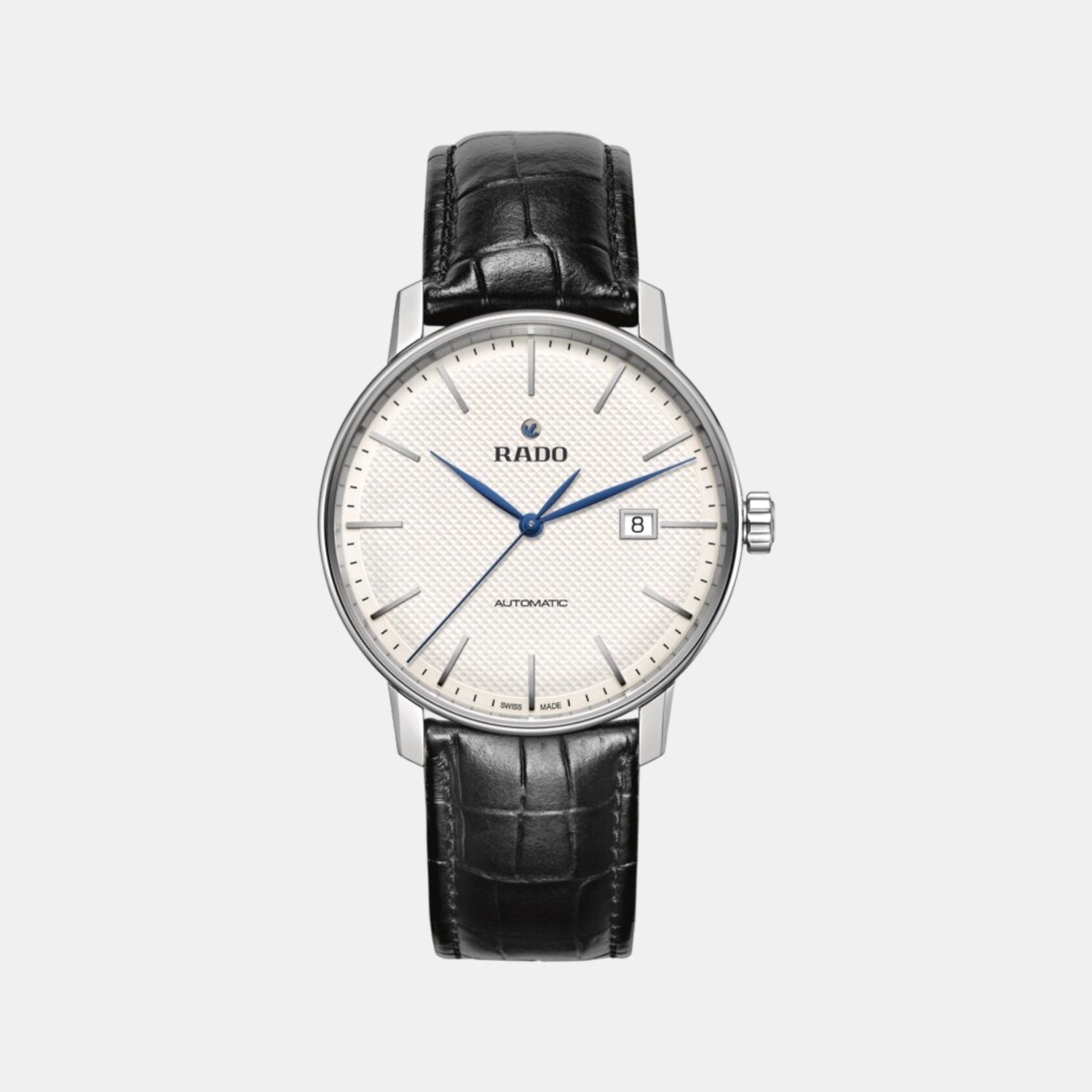 Rado Coupole Men Automatic White Dial Analog Leather Watch R22876015