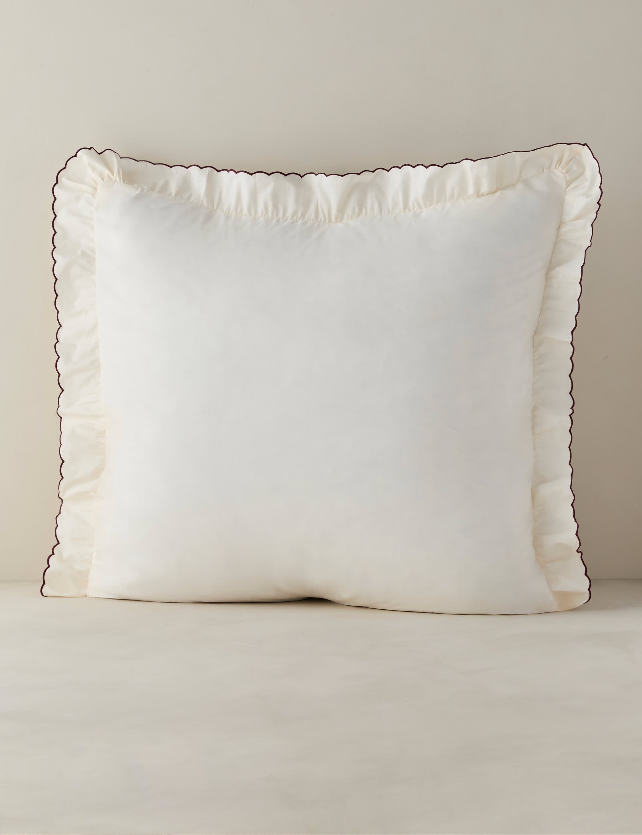 Lulu and Georgia Hatton Scalloped Percale Sham - view 2