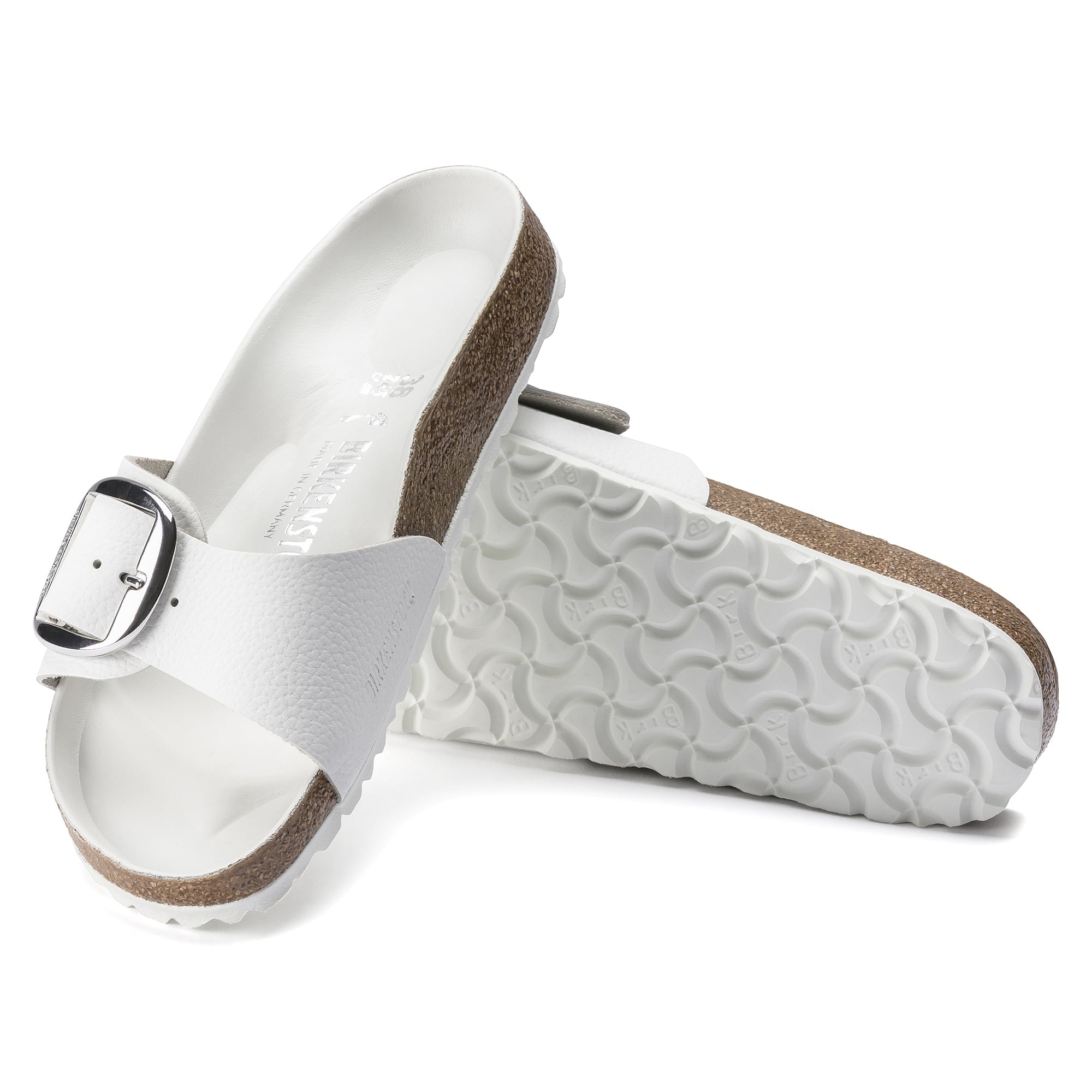 Birkenstock Madrid Big Buckle Natural Leather