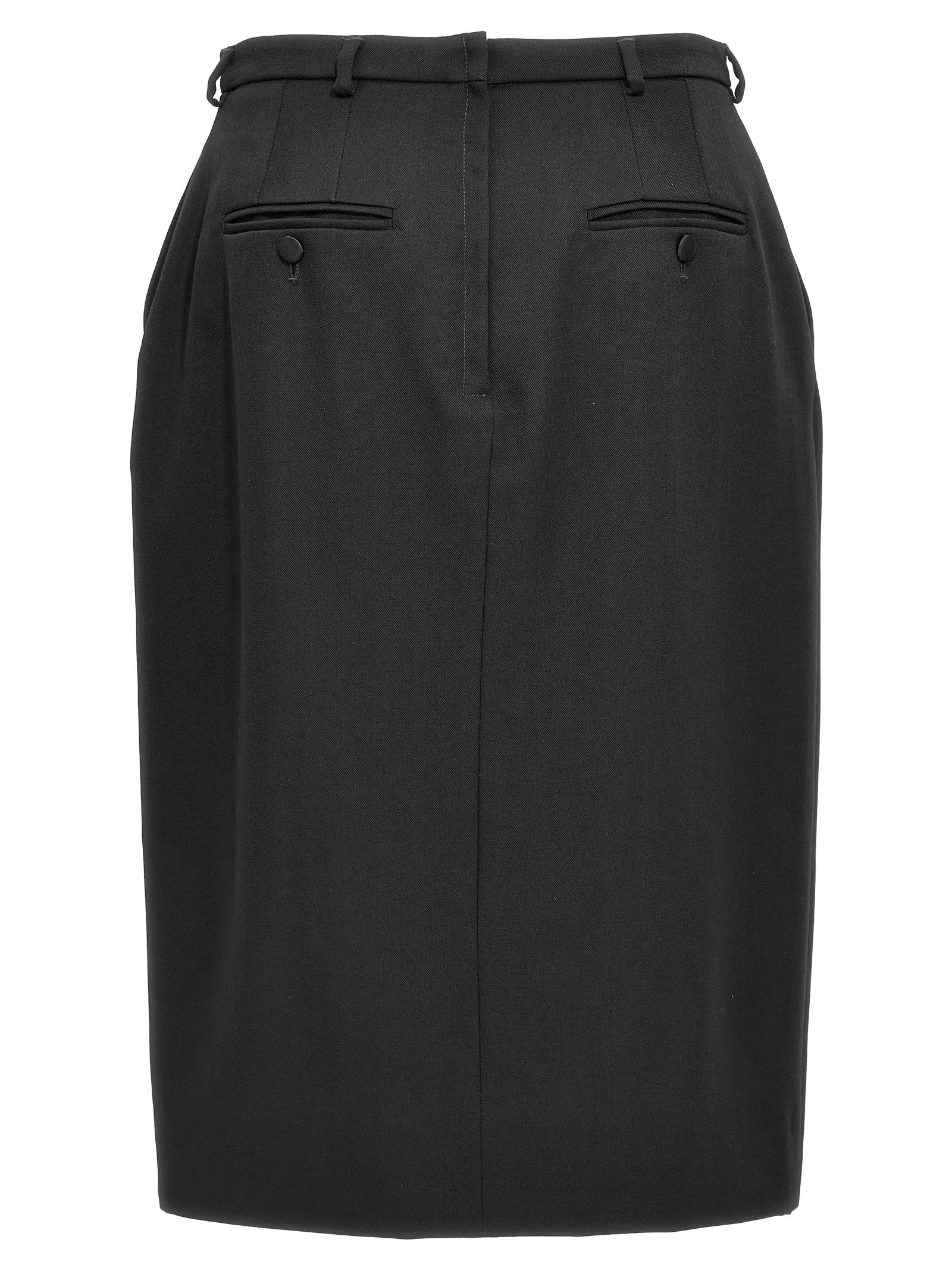 Dolce & Gabbana Slit Skirt – 100% virgin wool - view 2