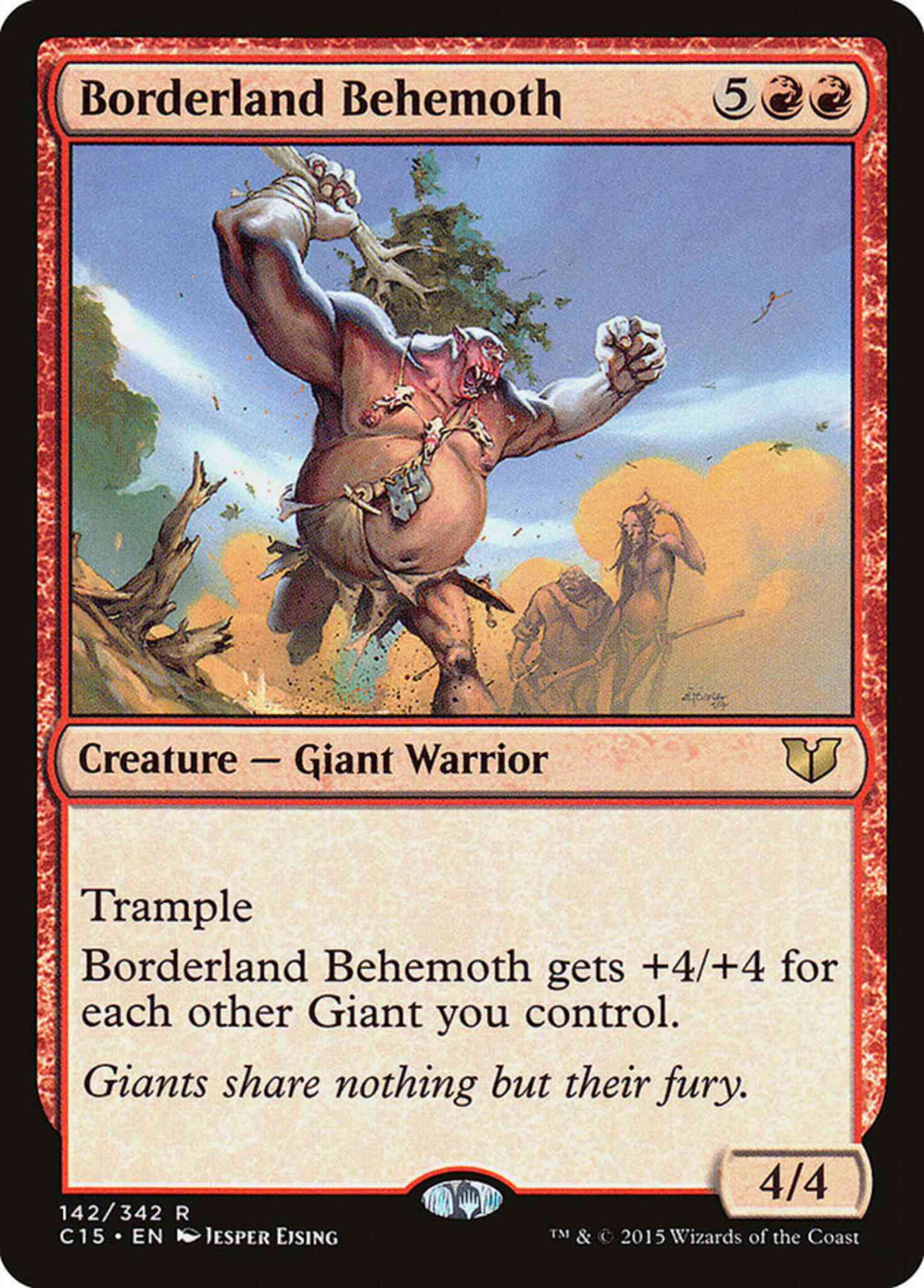 Borderland behemoth 142 – Magic Borderland Behemoth [142] [Commander 2015] [Non-Foil]