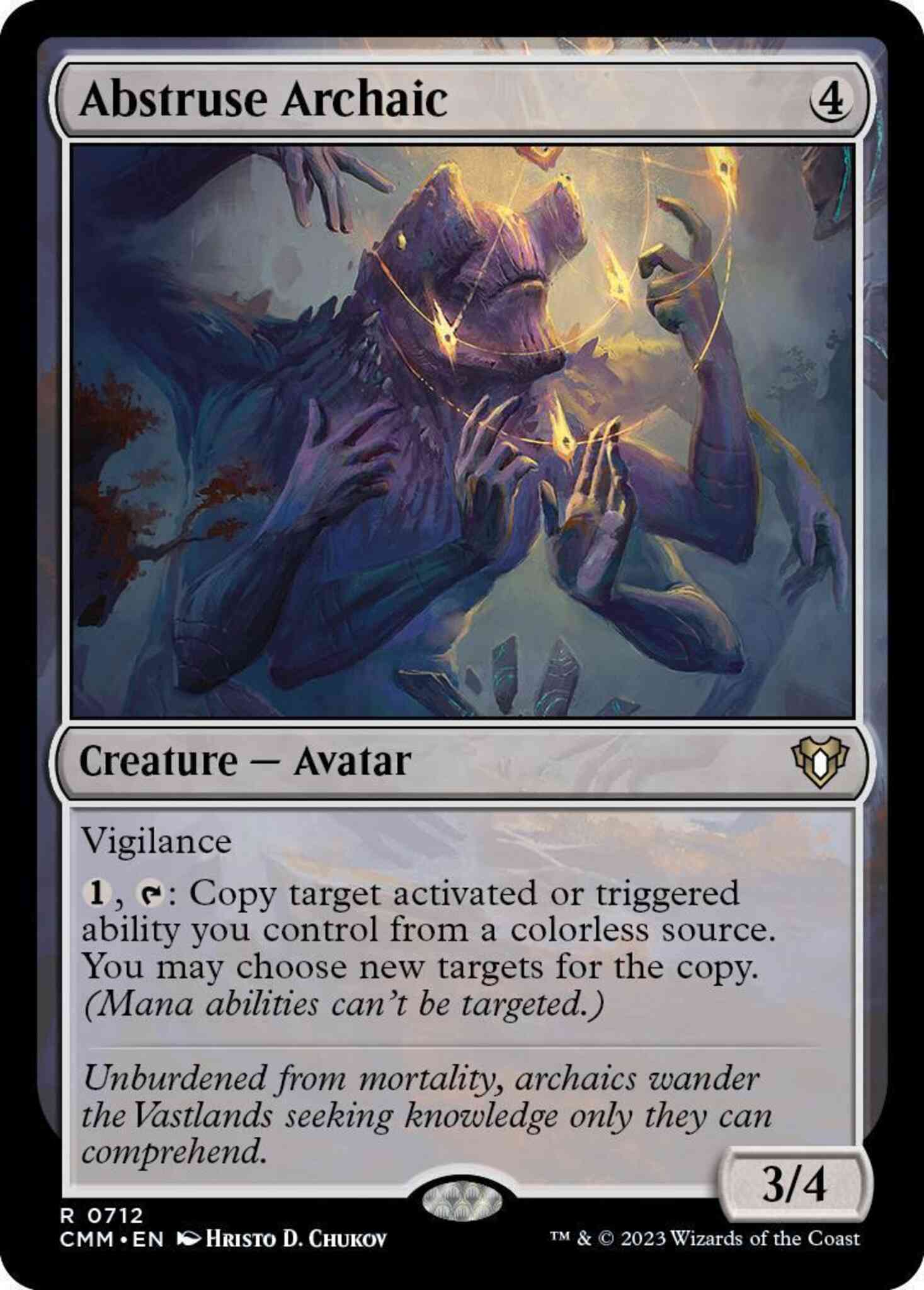 Abstruse archaic 712 – Magic Abstruse Archaic [712] [Commander Masters] [Non-Foil]