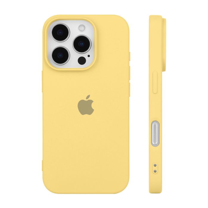 KSSShop iPhone 16 Pro Max Silicone Case - Yellow
