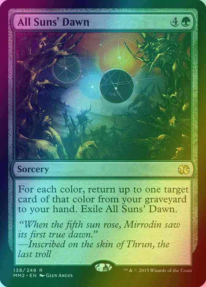 Dawn 138 modern – Magic All Suns' Dawn [138] [Modern Masters 2015] [Foil]