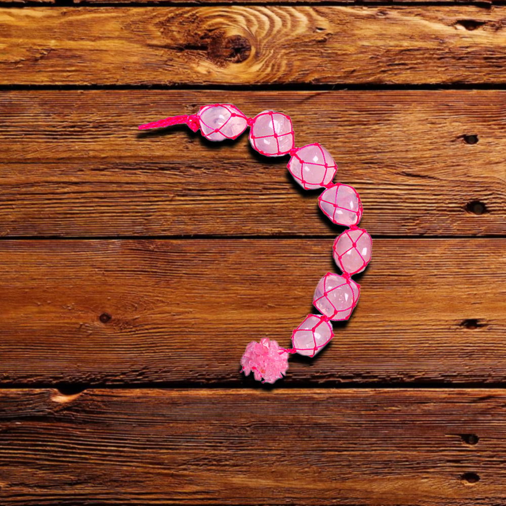 Gemsmantra Rose Quartz Tumbled Hanging
