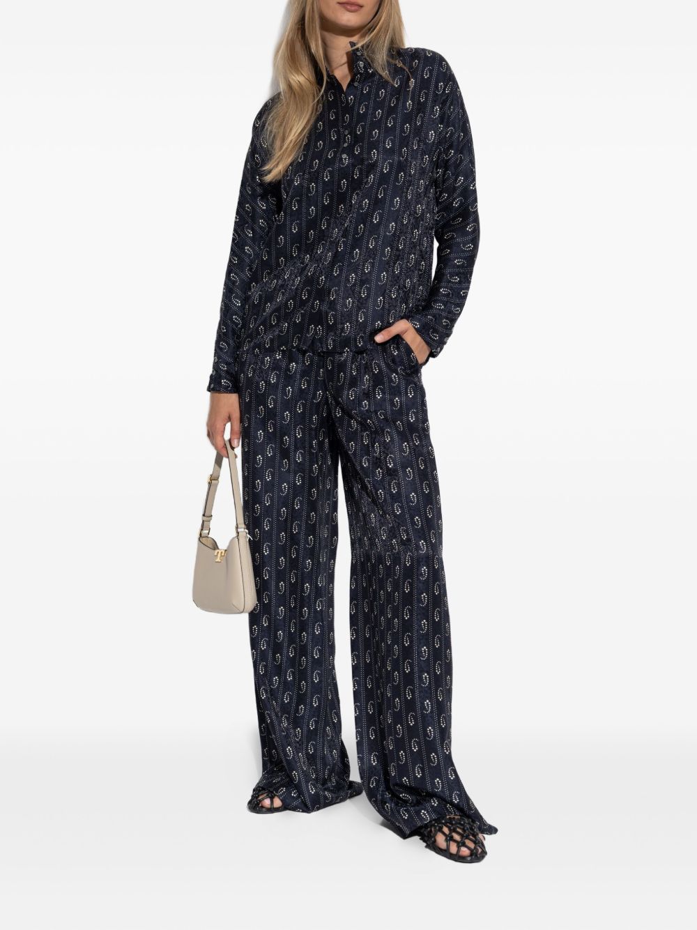 Tory Burch Jacquard silk shirt – Viscose 100% - view 5