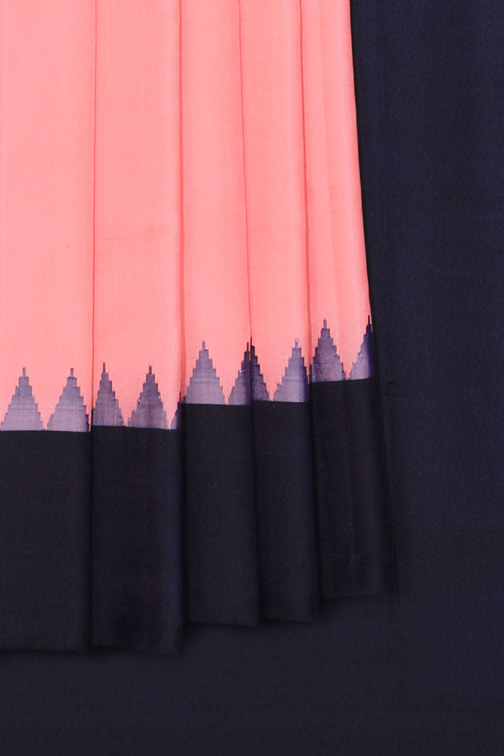 Kalanjali Gadwal Silk Pink Saree – Women's