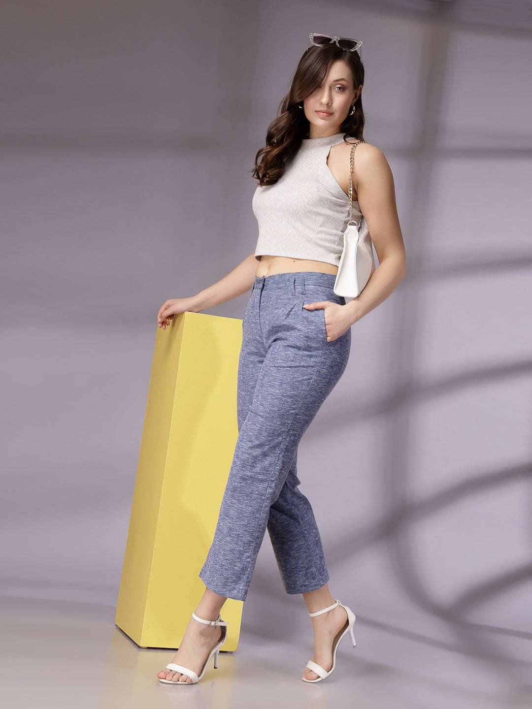 Freehand By The Indian Garage Co Women Solid Trouser
